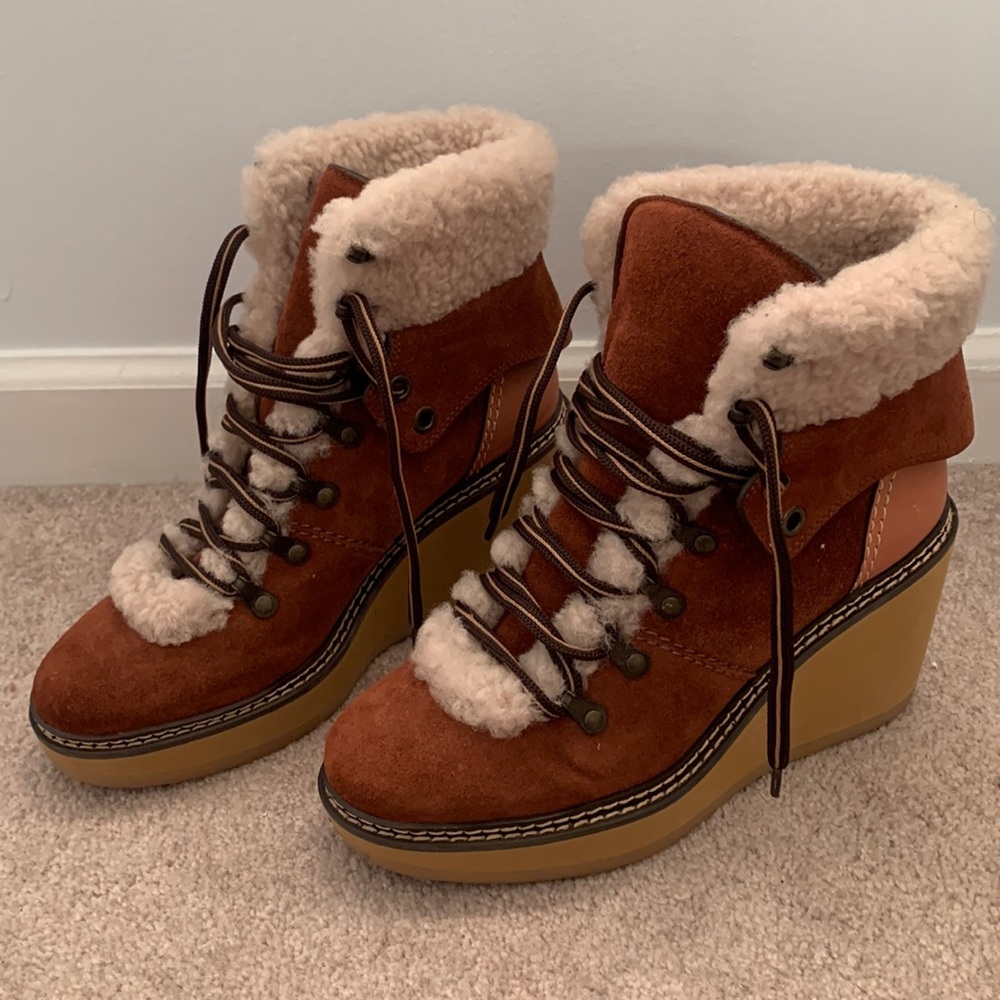 See By Chloe Eileen Wedge Boots